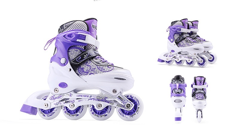  inline skates shoes light Wheel M(22.5-24cm) size adjustment possibility skate shoes 