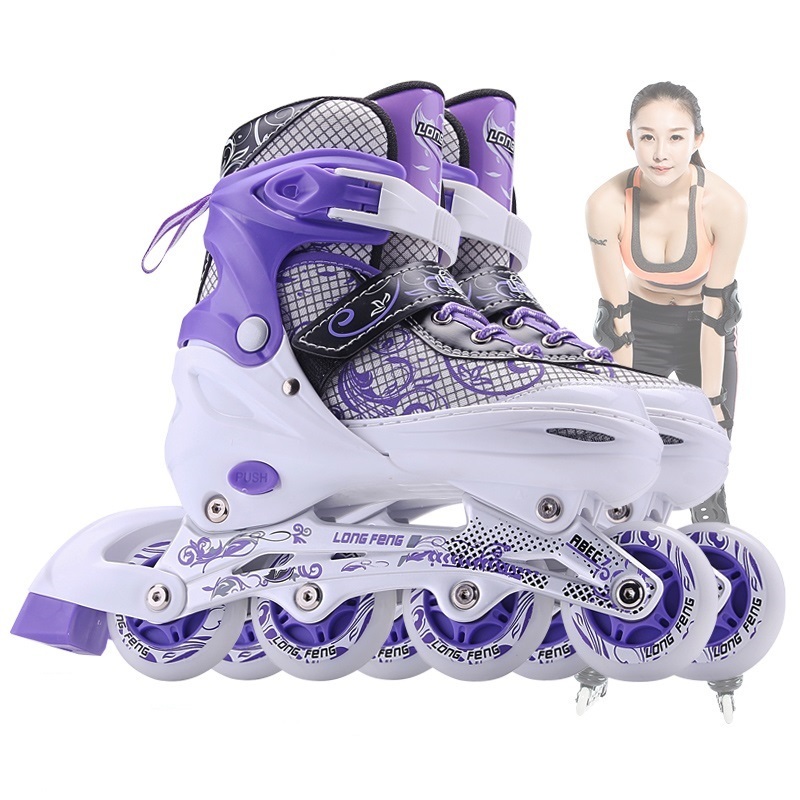  inline skates shoes light Wheel M(22.5-24cm) size adjustment possibility skate shoes 