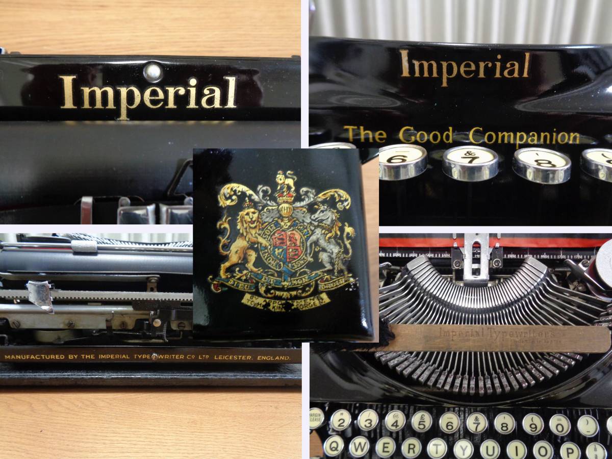 実働品　Imperial Good Companion インペリアルタイプライター　英国製　1938年製