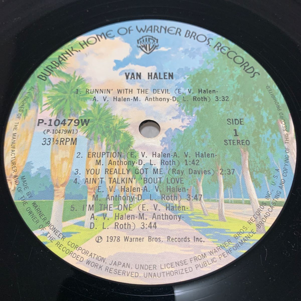 Van Halen 炎の導火線 帯付 国内盤　ヴァン ヘイレン レコード_画像4