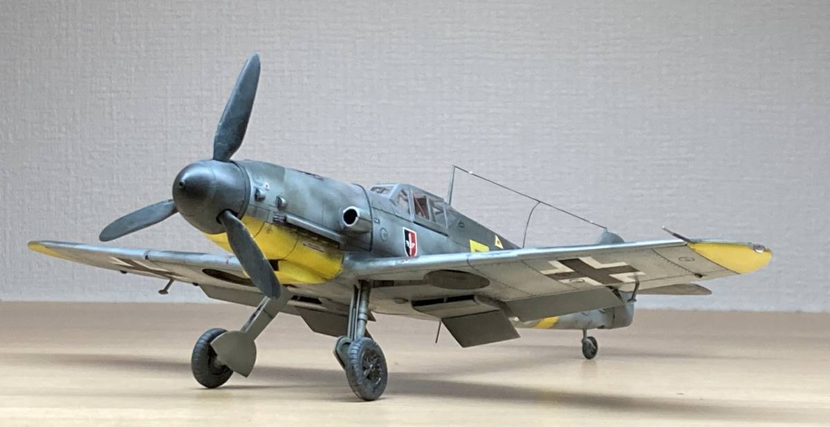 Bf109 G-2 クルピンスキー機　1/48 完成品