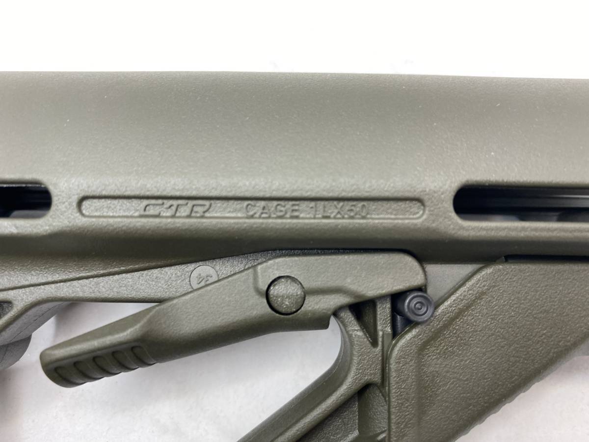 【実物・新品・送料込み】Magpul M4/AR15用CTR Carbine Stock/ストック（ODG/Olive Drab Green/オリーブドラブグリーン）Mil-SPEC_画像7