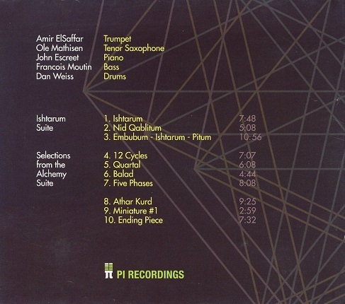 AMIR ELSAFFAR / ALCHEMY John Escreet, Ole Mathisen, Franois Moutin, Dan Weiss_画像2