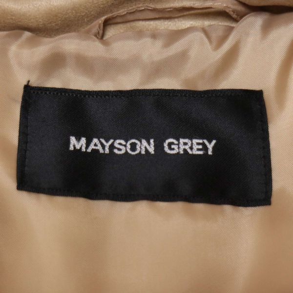 MAYSON GREY メイソングレイ 秋冬 ボリュームネック ダウン★ コート Sz.2　レディース　E4T00093_1#N_画像5