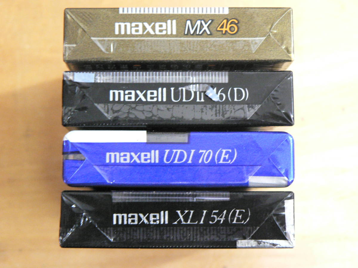 即決　maxell製カセットテープMX UDⅡ XLⅠ UDⅠ 色々 4本セット　メタル　ハイポジ　ノーマル_画像4