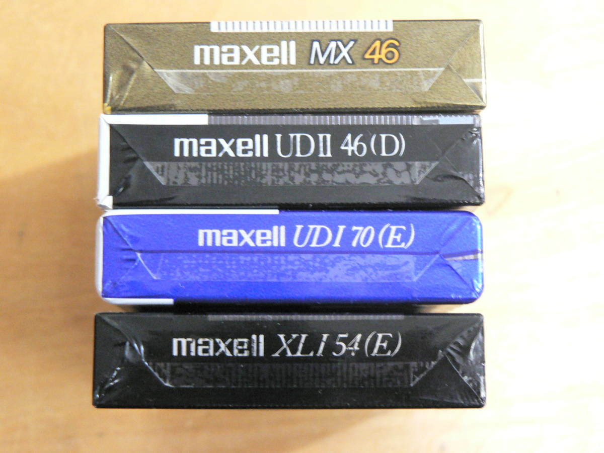 即決　maxell製カセットテープMX UDⅡ XLⅠ UDⅠ 色々 4本セット　メタル　ハイポジ　ノーマル_画像5