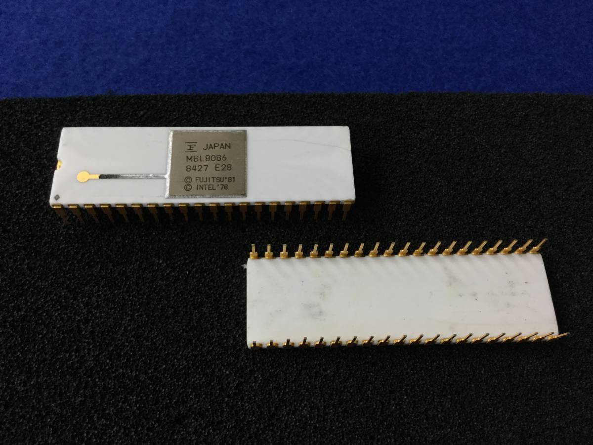 MBL8086 白セラミック【即決即納】富士通 16-Bit マイクロプロセッサー [39Tp/288803M] Fujitsu 16-Bit Micro Processor 1個セットの画像1