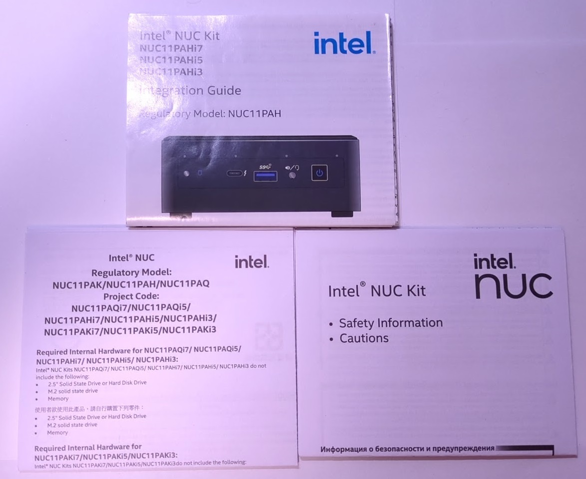 インテル Intel NUC 11 ミニPC NUC11PAHi50Z Windows11 Pro 22H2 Core i5-1135G7 4コア8スレッド メモリ16GB M.2 SSD 512GB SSD240GB_画像8