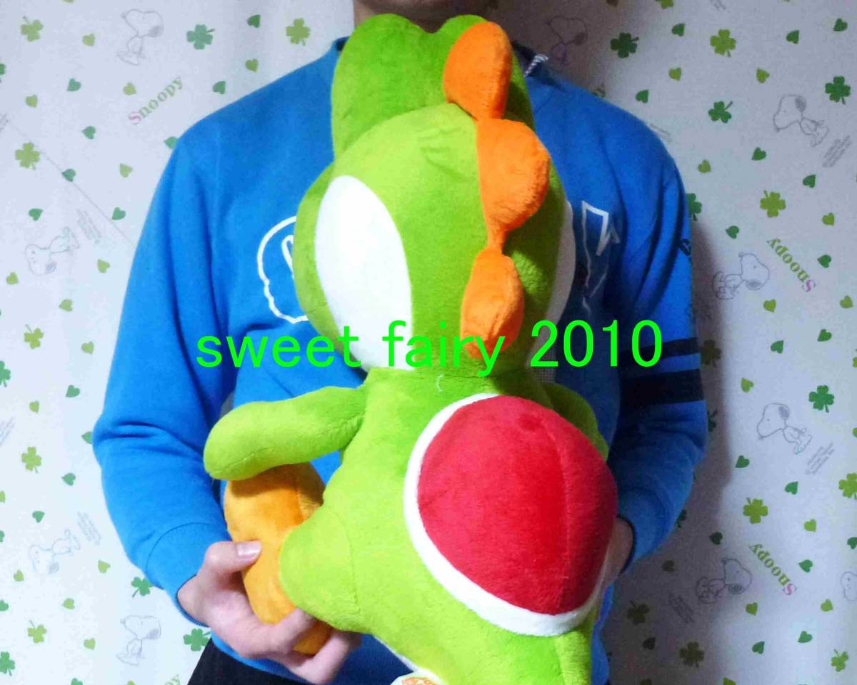  super Mario *BIG! большой yosi- мягкая игрушка / очень большой размер / зеленый /. сиденье . стиль /..../ симпатичный / нестандартный стоимость доставки 710 иен!