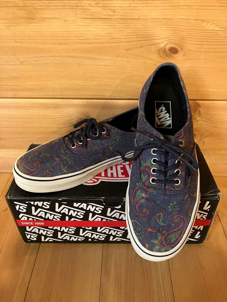 vans　オーセンティック　希少ペイズリー柄