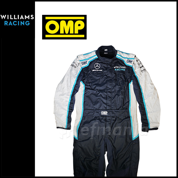 【非売品】2021 ウィリアムズ・レーシング F1 支給品 メカニック・レーシングスーツ 60 OMP★ラッセル ラティフィ