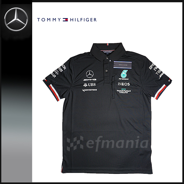 【非売品】 2021 メルセデスAMG F1 支給品 ポロシャツ XL トミーヒルフィガー 新品★ ルイス・ハミルトン