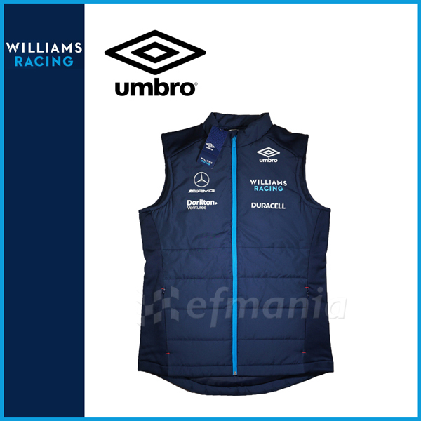 【非売品】2022 ウィリアムズ・レーシング F1 支給品 ベスト L umbro 新品★日本GP 鈴鹿サーキット