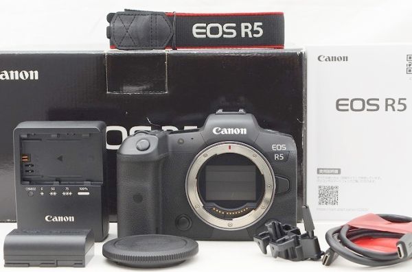 ☆良品☆ Canon キャノン EOS R5 ボディ 元箱 付属品 ♯24010404