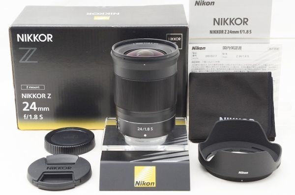 ☆新品同様☆ Nikon ニコン NIKKOR Z 24mm F1.8 S 元箱 付属品 ♯24010606