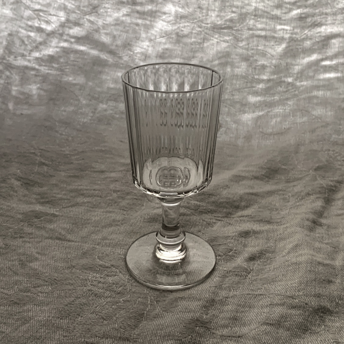 稀少 フランス 1903s OLD BACCARAT オールド バカラ コートプレート petites cote plate en plein グラス クリスタル ワイン アンティーク7_画像2