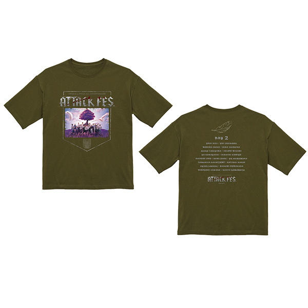 進撃の巨人フェス 10周年記念イベント Tシャツ（DAY2）10th ANNIVERSARY ATTACK FES Attack on Titan_画像1