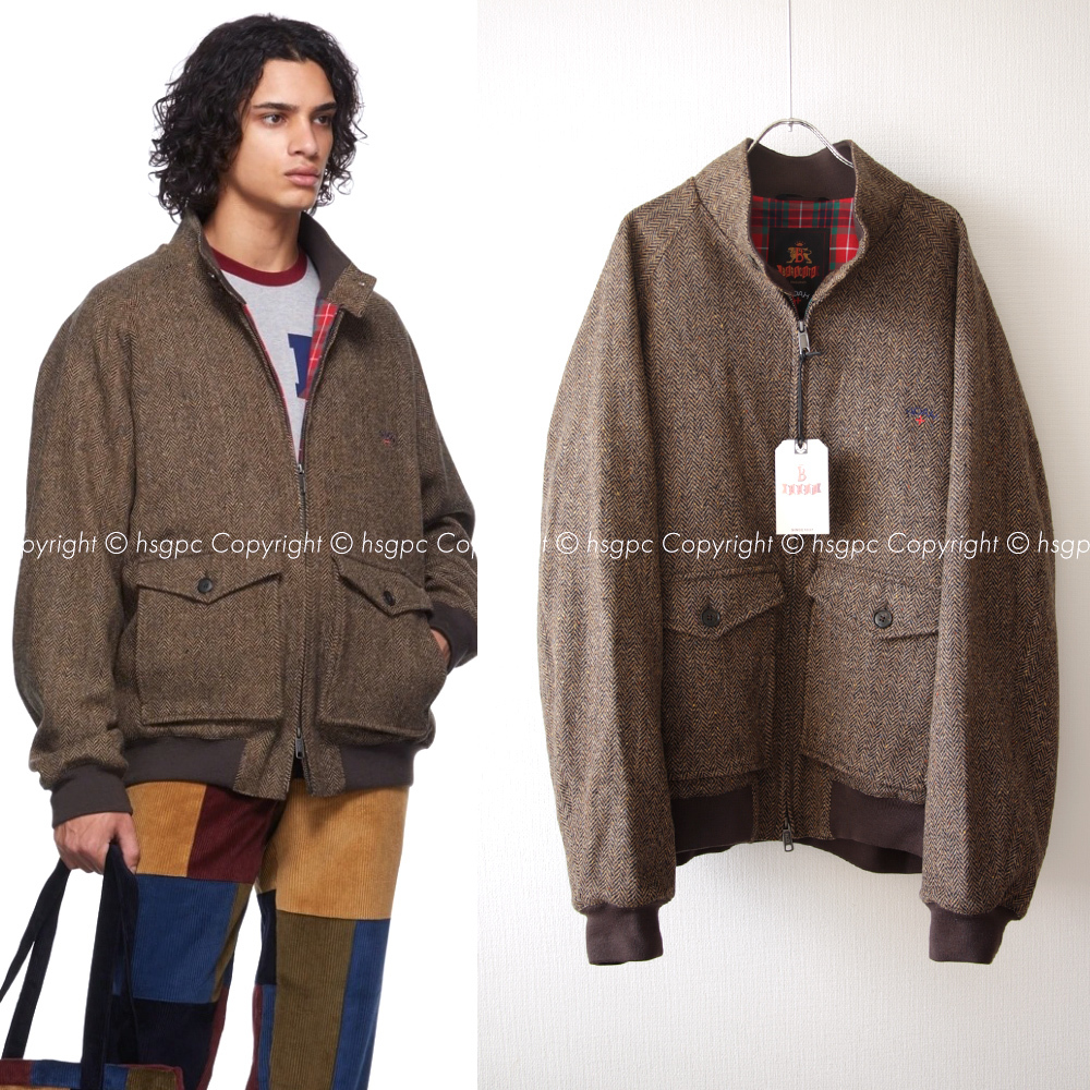 新品 ノア×バラクータ G9 ヘリンボーンウールジャケット ハリントン スイングトップ ブルゾン NOAH×BARACUTA 元シュプリーム デザイナー_画像1