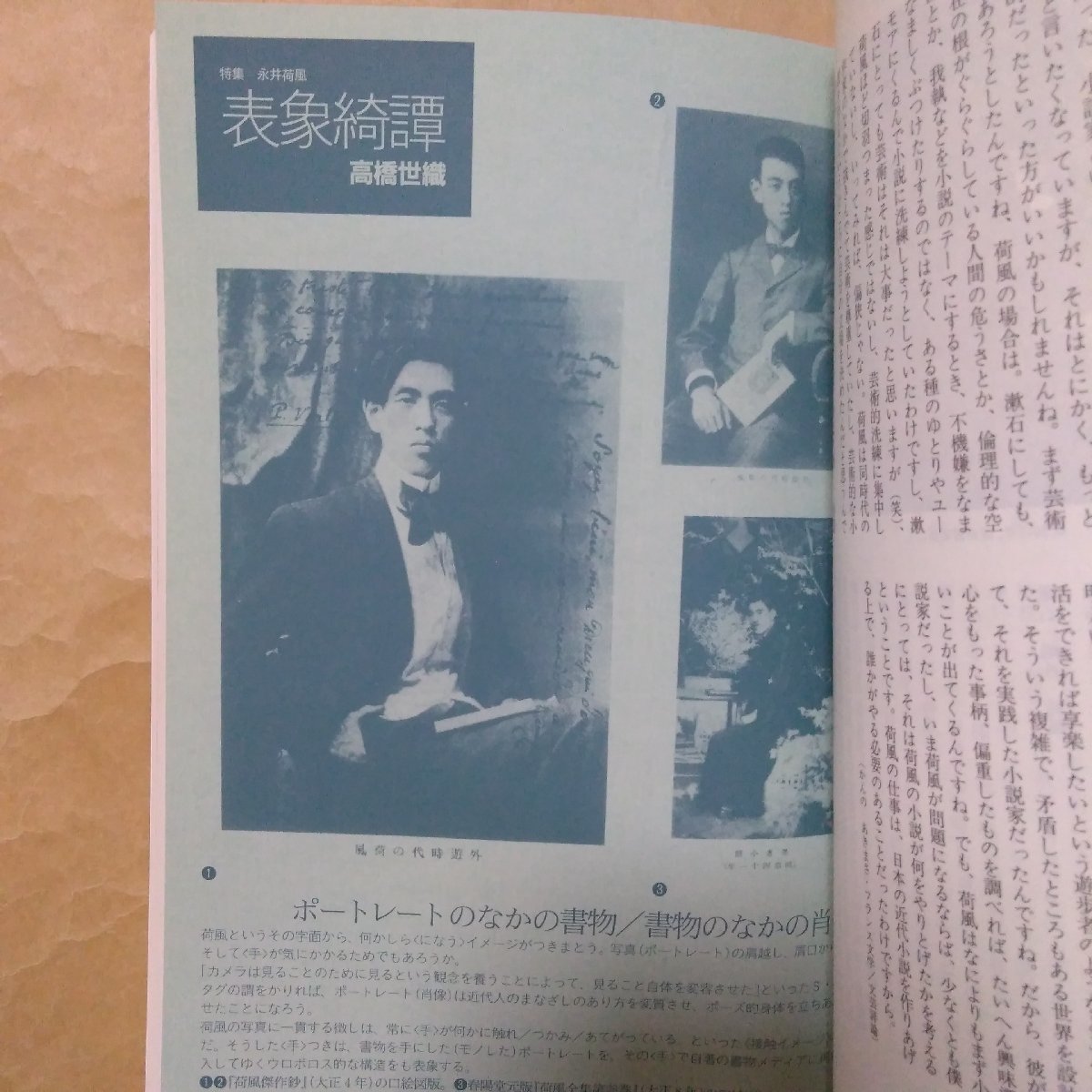 ◎ユリイカ詩と批評　3月号　特集・永井荷風　青土社　1997年　334p　_画像9