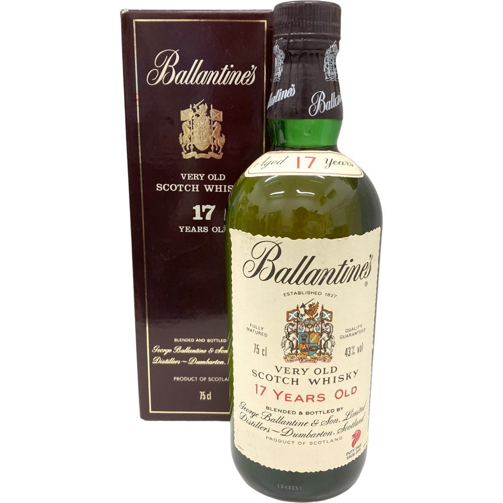 泉店23-2291【未開栓】 バランタイン 17年 700ml 40% ブレンテッド スコッチ ウイスキー 洋酒 お酒 Ballantine's BLENDED SCOTCH WHISKY_画像1