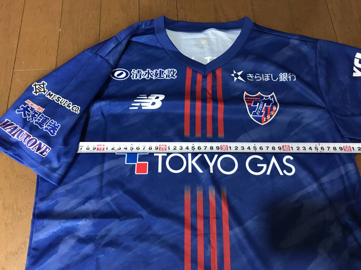 New Balance FC東京 ユニフォーム Lサイズ ニューバランス FC 東京　TOKYO 　中古美品②_画像2