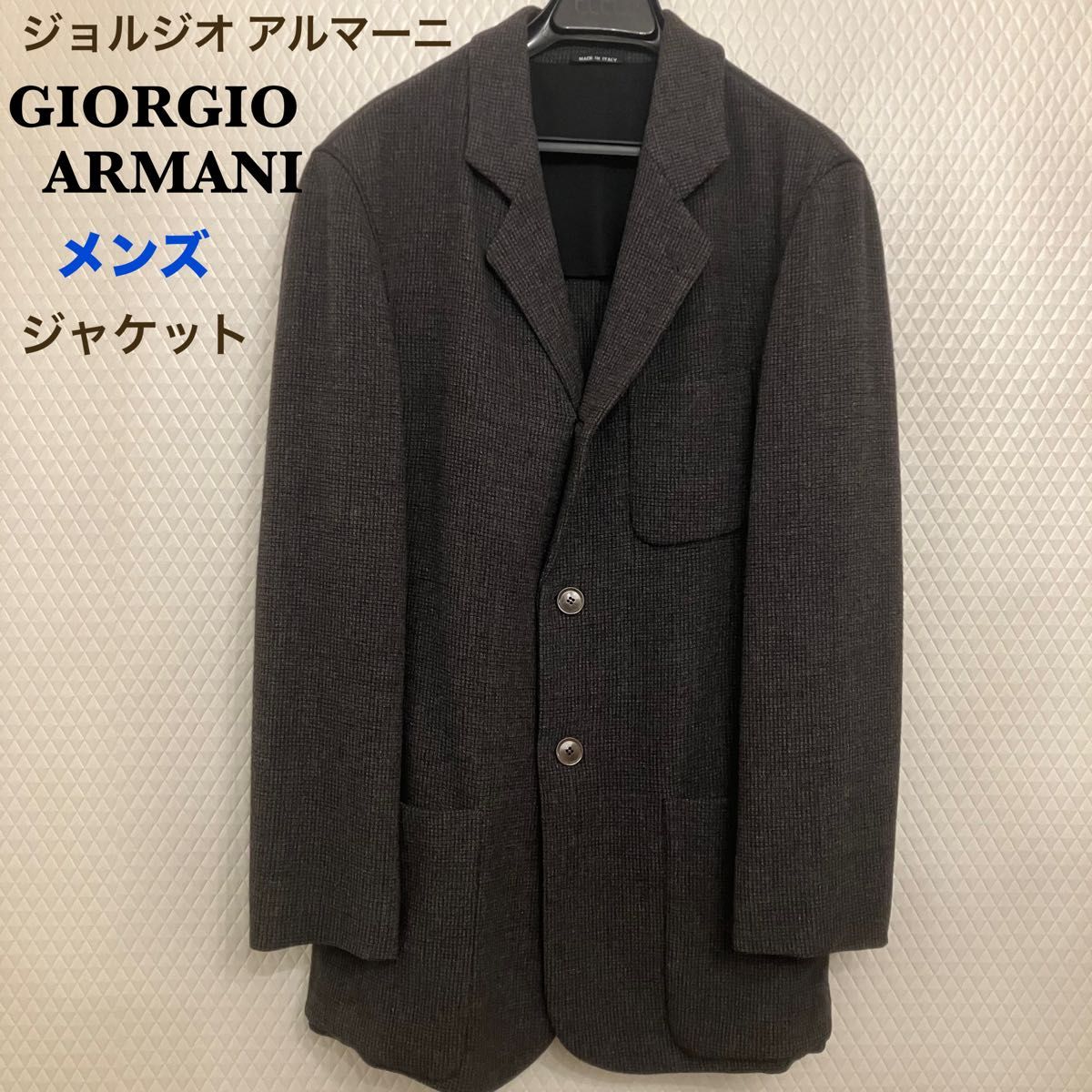 美品☆ジョルジオアルマーニ GIORGIO ARMANI メンズジャケット-
