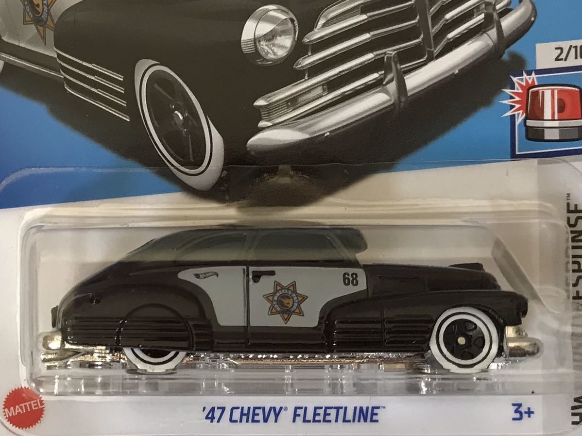 トレジャーハント 即決 ホットウィール ’47 CHEVY FLEETLINE 黒 HotWheels TH シェビー フリートライン HW FIRST RESPONSE POLICE 警察_画像2