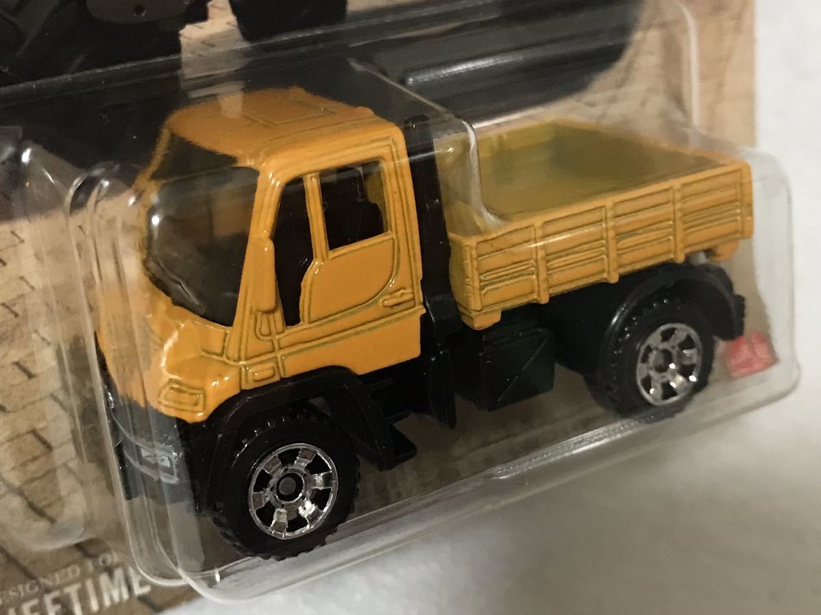 即決 マッチボックス MERCEDES BENZ UNIMOG U300 黄 MATCHBOX メルセデス ベンツ ウニモグ GERMANY ジャーマニー 未開封の画像3