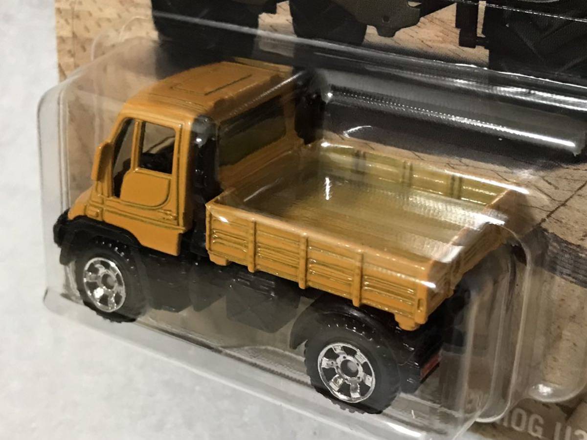 即決 マッチボックス MERCEDES BENZ UNIMOG U300 黄 MATCHBOX メルセデス ベンツ ウニモグ GERMANY ジャーマニー 未開封の画像4