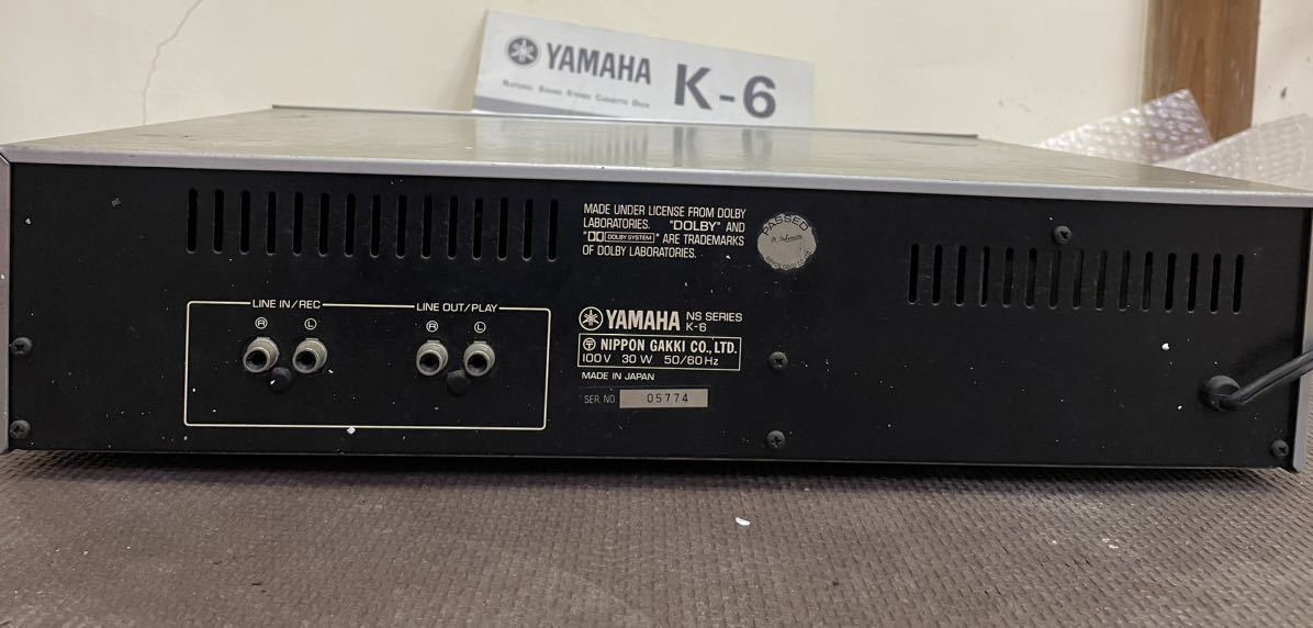 YAMAHA K-6 ニードルメーター搭載スタイリッシュカセットデッキ_画像6