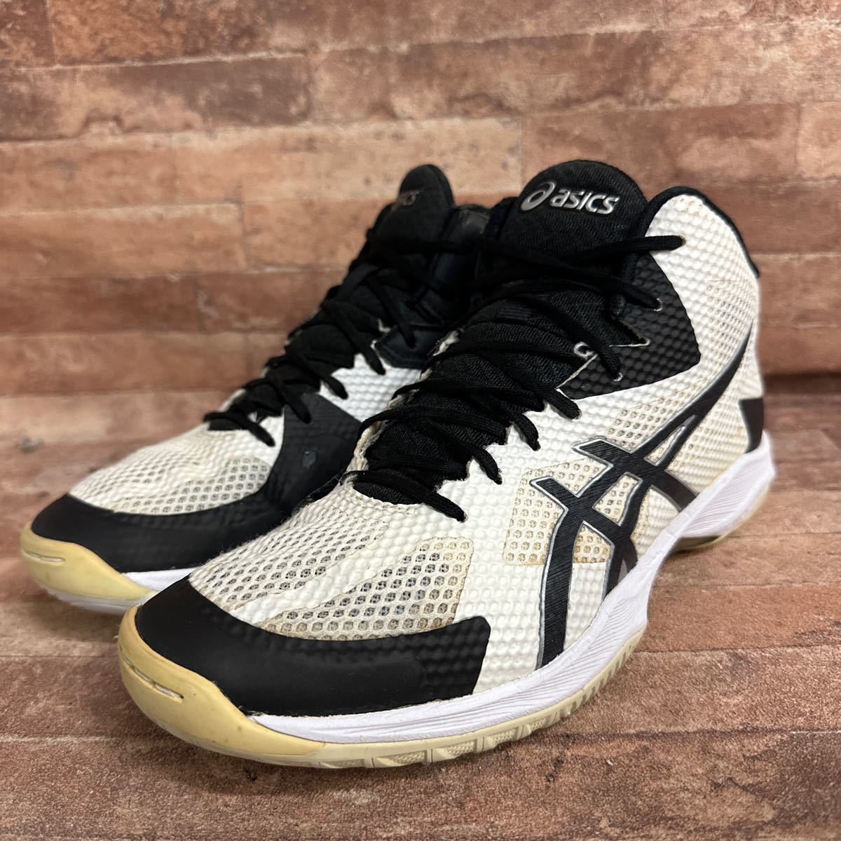 asics アシックス バレーボールシューズ 25.5cm ホワイト_画像1