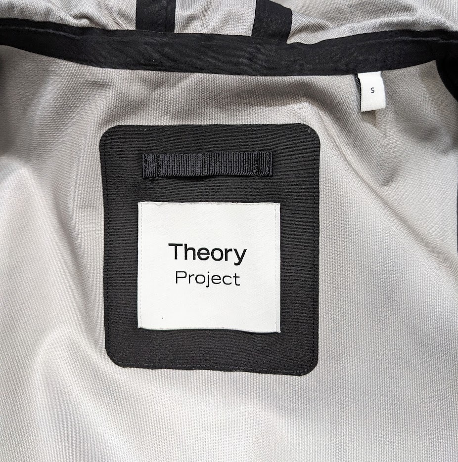 Theory Project by Lucas Ossendrijver マウンテンパーカー ナイロンジャケット フード Backed Tech Mj07 ブラック サイズS_画像8