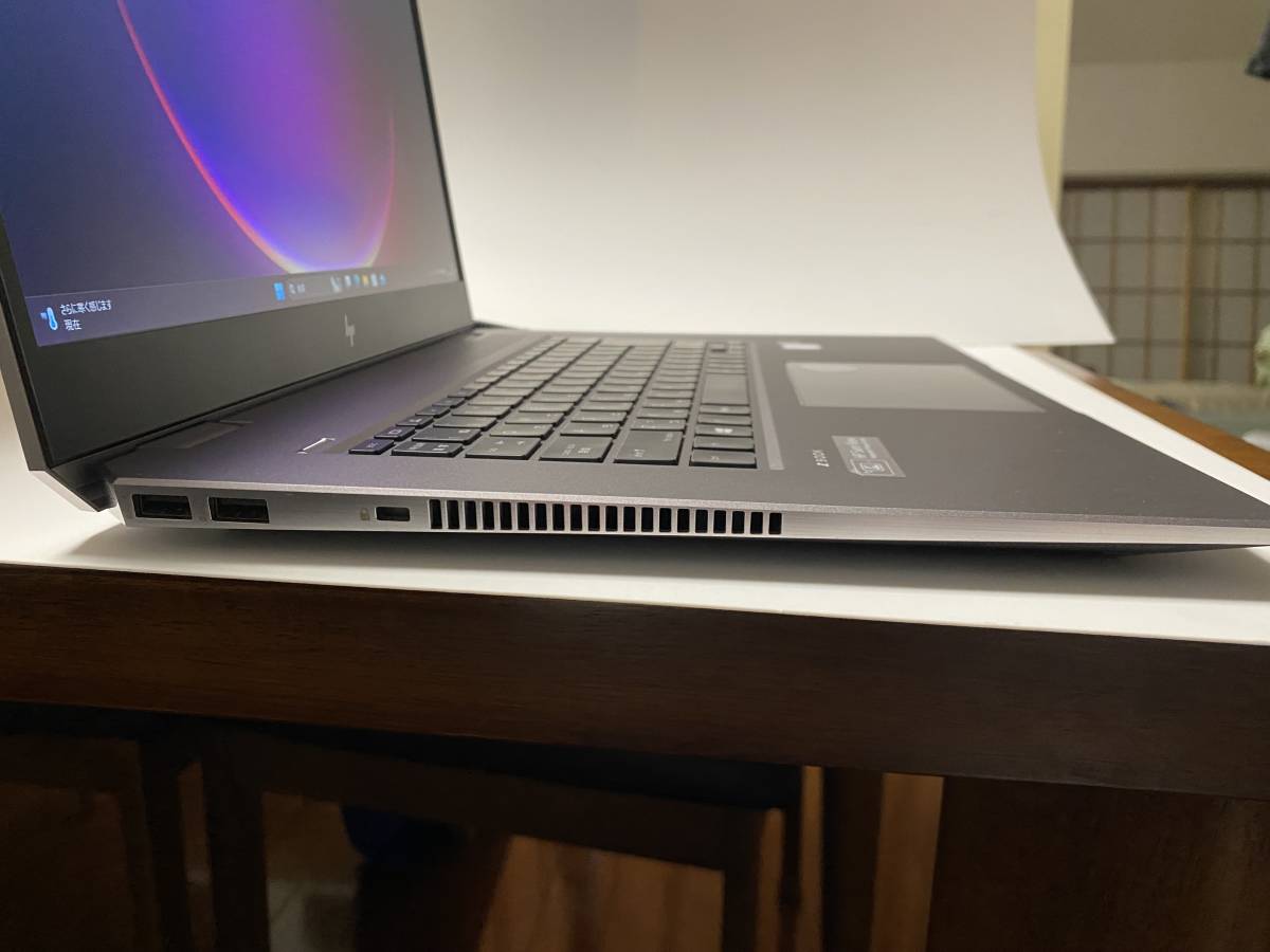 美品HP Zbook Studio G5 タッチパネル NVIDIA Quadro P1000 Corei7-8750H RAM 32GB NVMe1TB 15.6W/FDH Win11 3DCAD/動画クリエーター_画像5