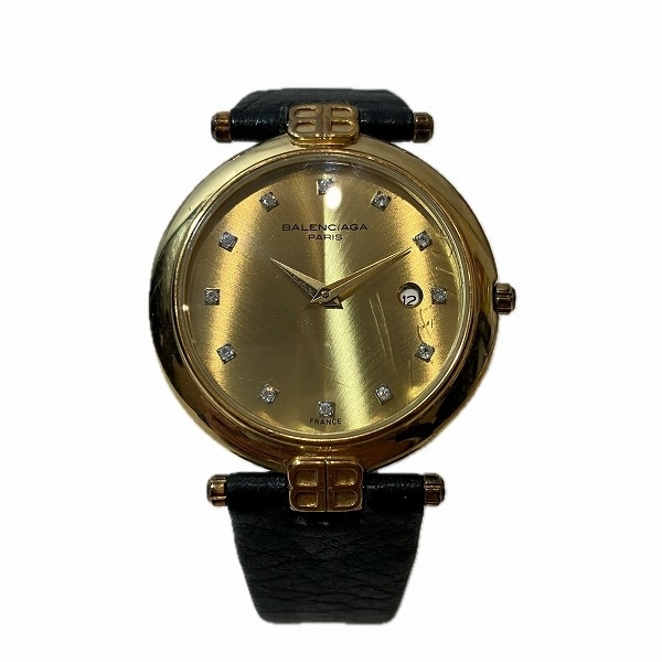 バレンシアガ TG88 クォーツ 時計 腕時計 メンズ☆0332