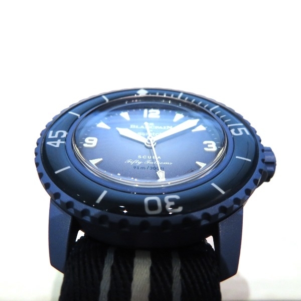 スウォッチ×ブラパン アトランティックオーシャン SO35A100 自動巻 時計 腕時計 メンズ 美品☆0101_画像4