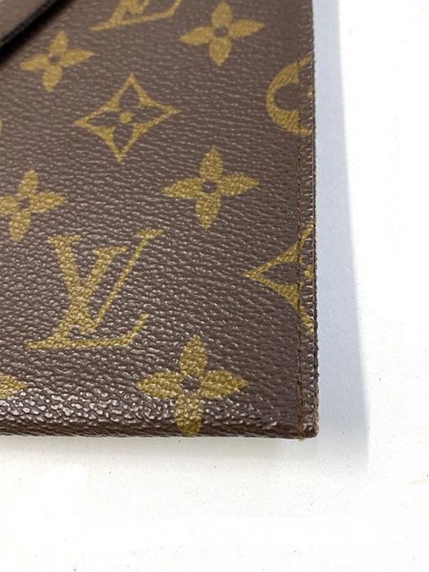 【即決】 LOUIS VUITTON ルイヴィトン ポッシュプレート ミニサイズ モノグラム ポーチ 書類ケース クラッチバッグ セカンドバッグ 821_画像3