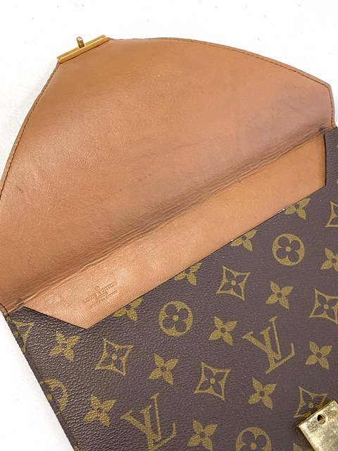 【即決】 LOUIS VUITTON ルイヴィトン ポッシュプレート ミニサイズ モノグラム ポーチ 書類ケース クラッチバッグ セカンドバッグ 821_画像7