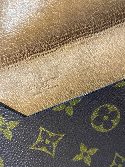 【即決】 LOUIS VUITTON ルイヴィトン ポッシュプレート ミニサイズ モノグラム ポーチ 書類ケース クラッチバッグ セカンドバッグ 821_画像9