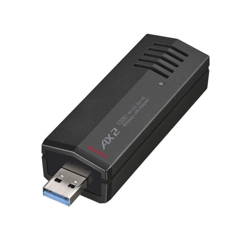 バッファロー 11ax/ac/n/a/g/b 無線LAN子機 USB3.0 内蔵アンテナタイプ WI-U3-1200AX2/N_画像1