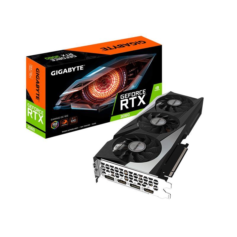 Gigabyte GeForce RTX 3060 ゲーミングOC 12G グラフィックカード WINDFORCEファン 3X 12GB 1_画像1