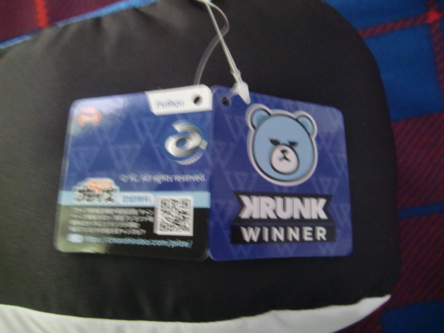 ★BIGBANG ビッグバン KRUNK×WINNER グッズ ダイカットクッション 新品 未使用 非売品 紙タグ付き 即決時送料無料 レア商品★_画像3