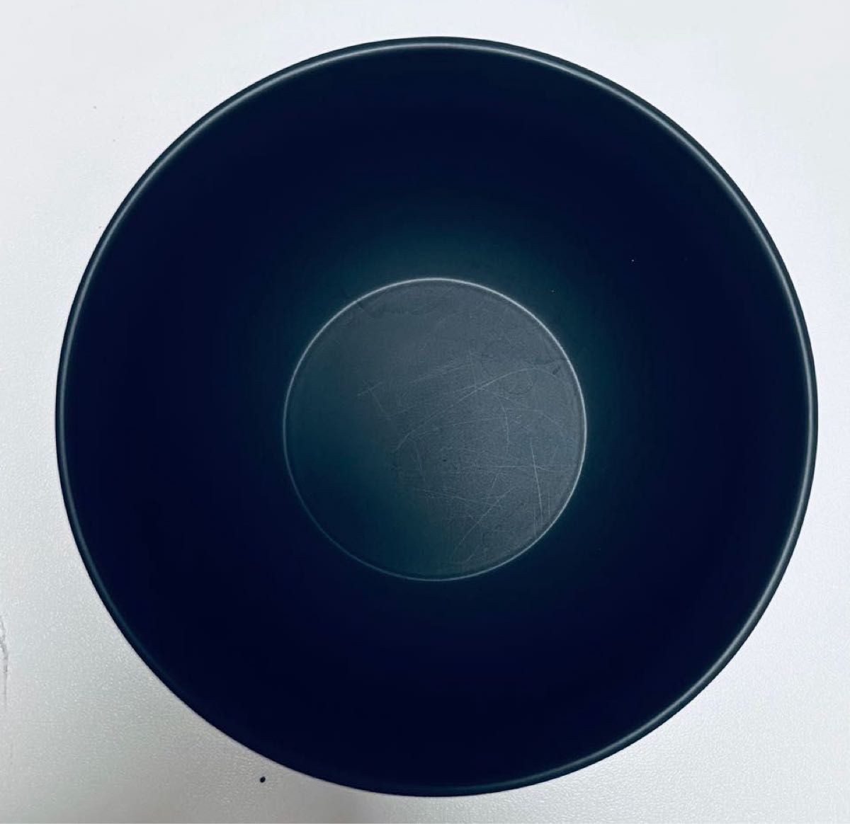 【美品】rebirth ナチュラルシリーズ シリアルボウル 14×5.5cm 日本製 黒 プラスチック 食洗機対応 電子レンジ対応