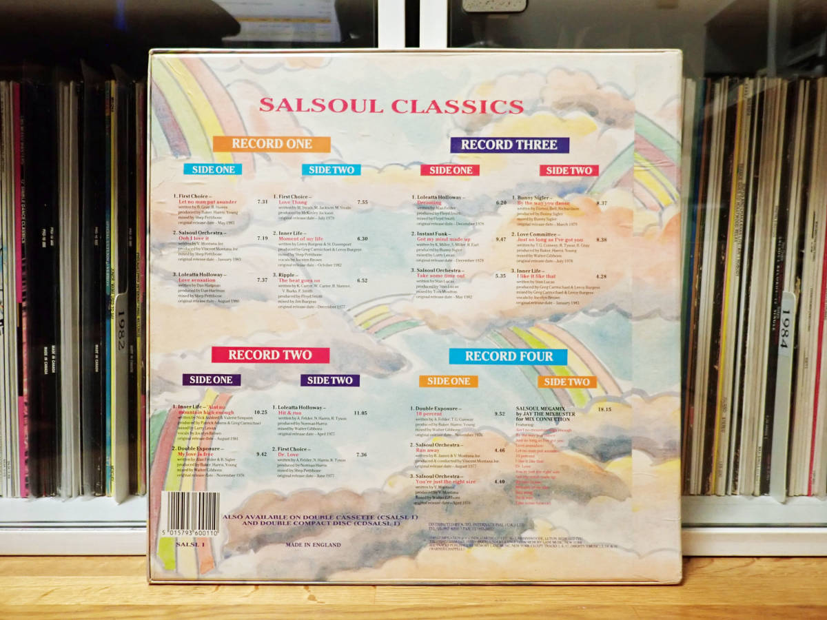 盤質良好4枚組BOX ★Salsoul Classics｜V.A. David Mancuso, Larry Levan, Walter Gibbons, Tom Moulton, SALSL1_画像3