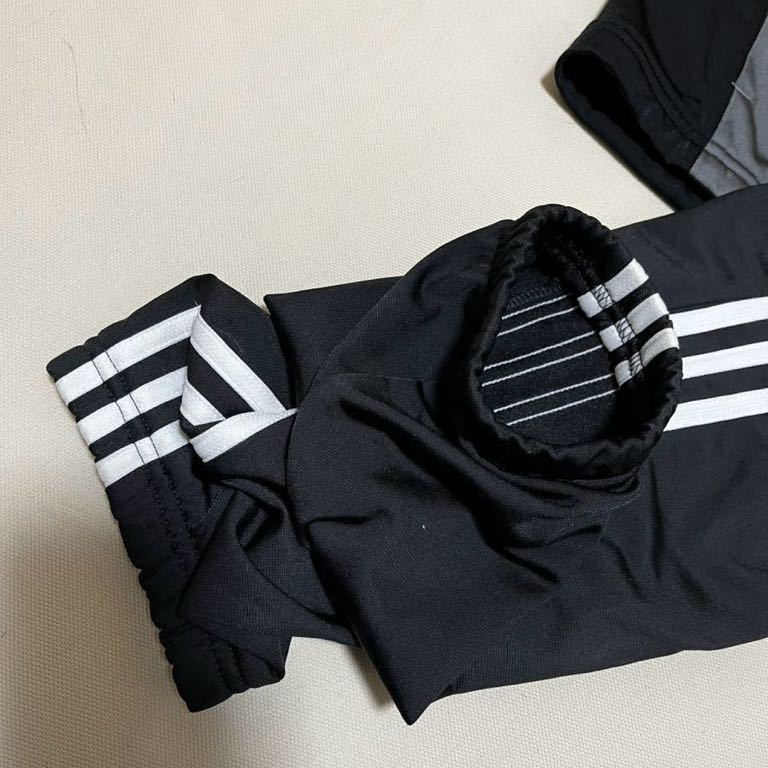  beautiful goods! once have on Adidas jersey top and bottom 160 Kids adidas black black gray reverse side nappy 