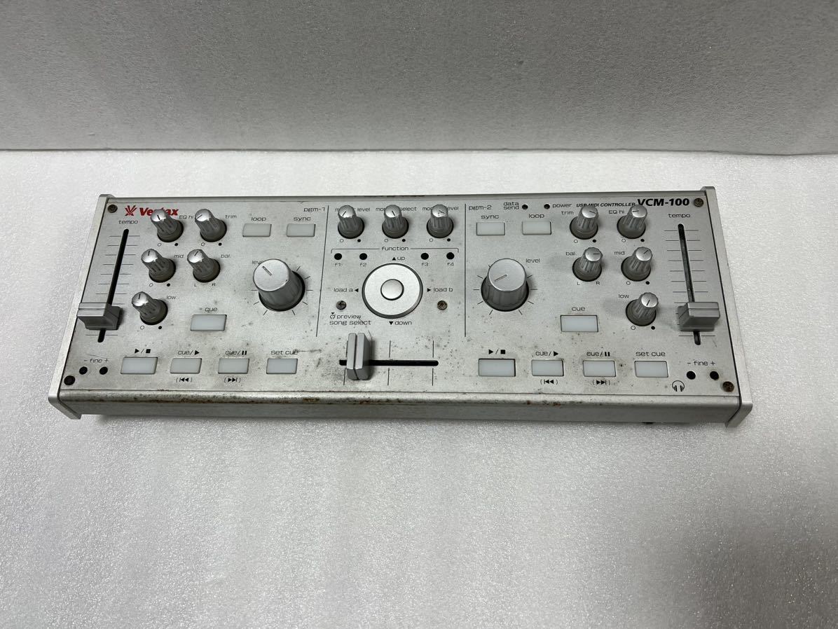 Vestax USB MIDI CONTROLLER VCM-100 動作未チェック ジャンク品の画像1