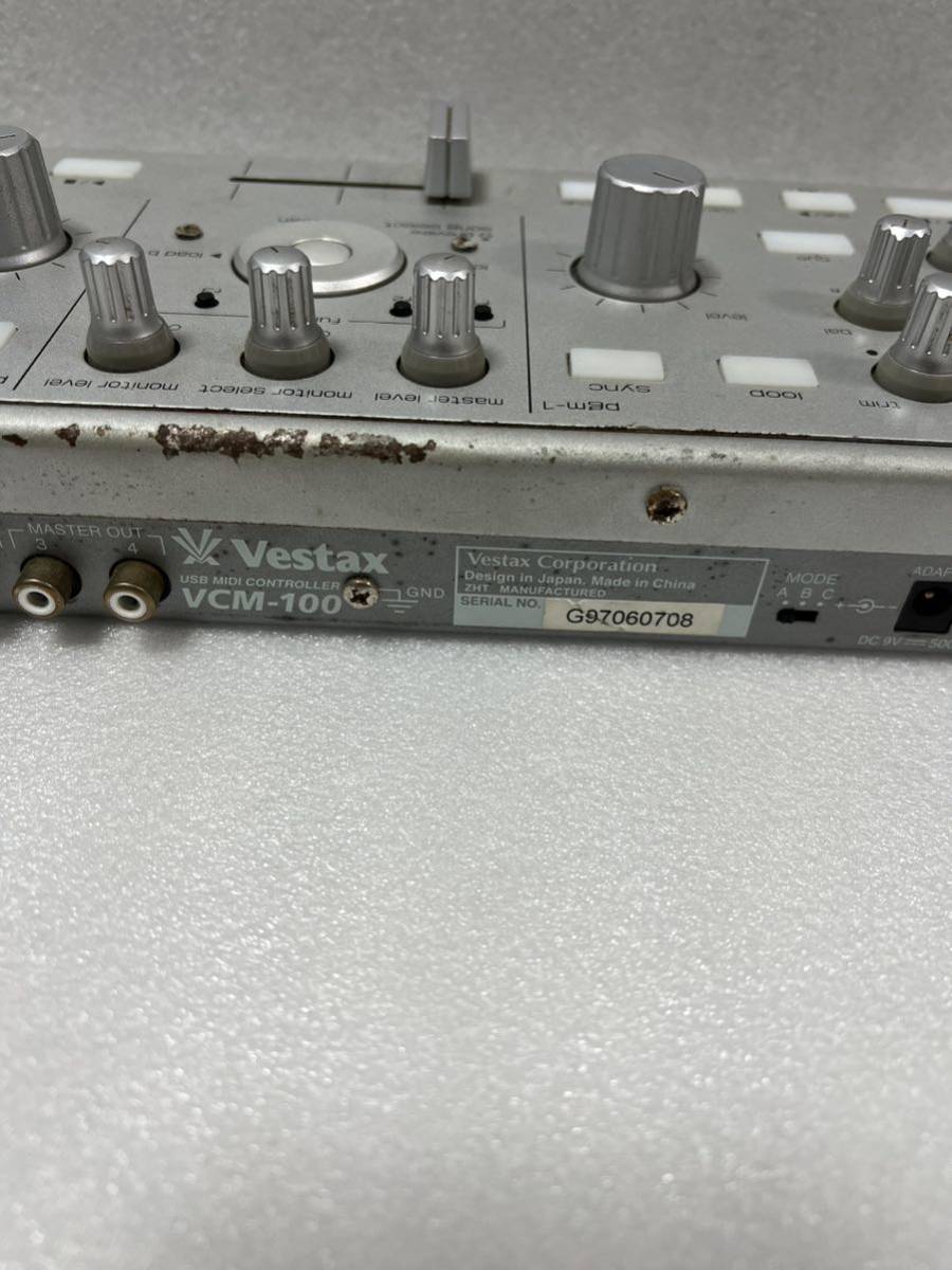 Vestax USB MIDI CONTROLLER VCM-100 動作未チェック ジャンク品の画像4