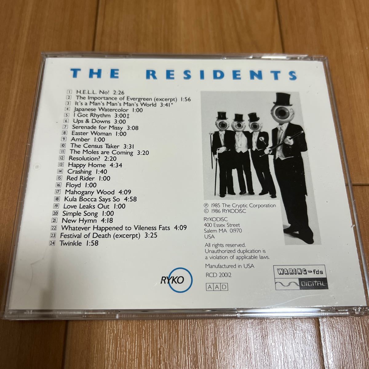 The Residents / Heaven? - Rykodisc レジデンツ 石野卓球_画像3