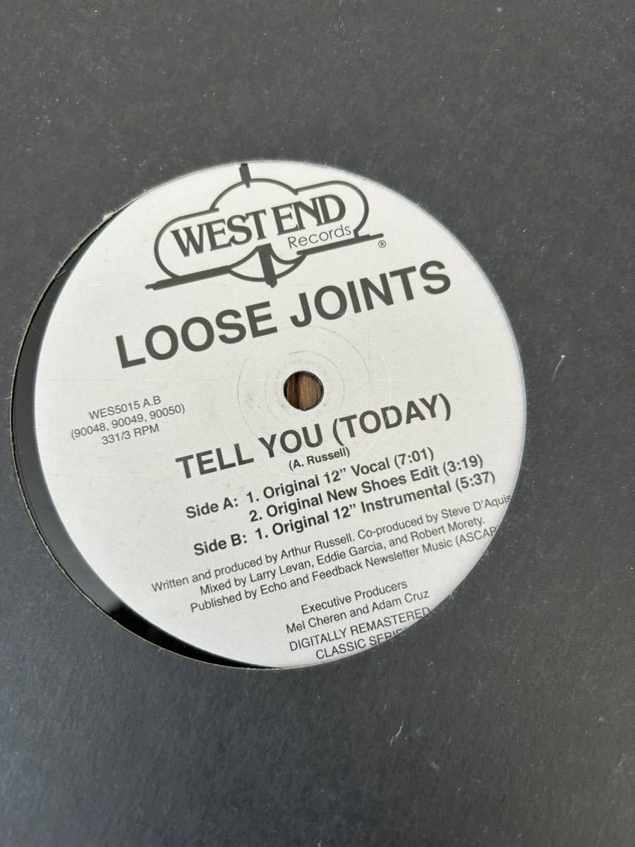 Loose Joints Tell You (Today) West End Records WES5015 アーサーラッセル　ラリーレヴァン　Arthur Russell Larry Levan_画像1