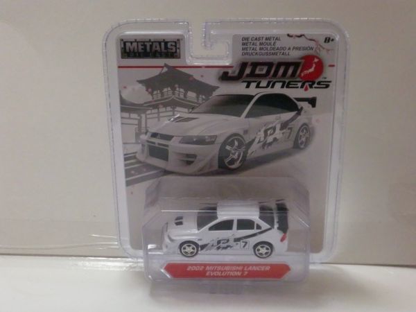 ☆ 1/64 Jodatoys JDM Tuners 2002 Mitsubishi Lancer Evolution 7 White 30.10