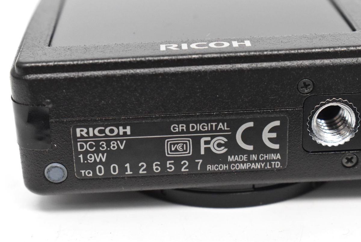 (710S 0124M7) 1円～ 美品 RICOH リコー GR DIGAL コンパクト デジタルカメラ セット 箱付_画像9